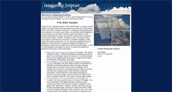 Desktop Screenshot of interpretingscriptures.com